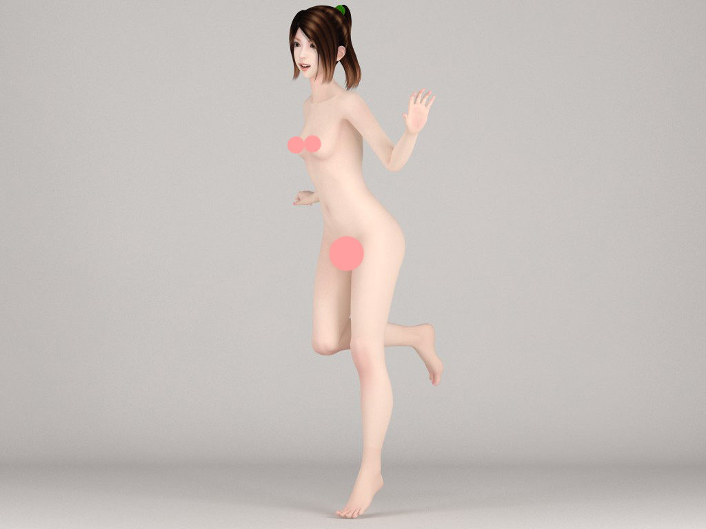 100 nude girls collection 3D model_15