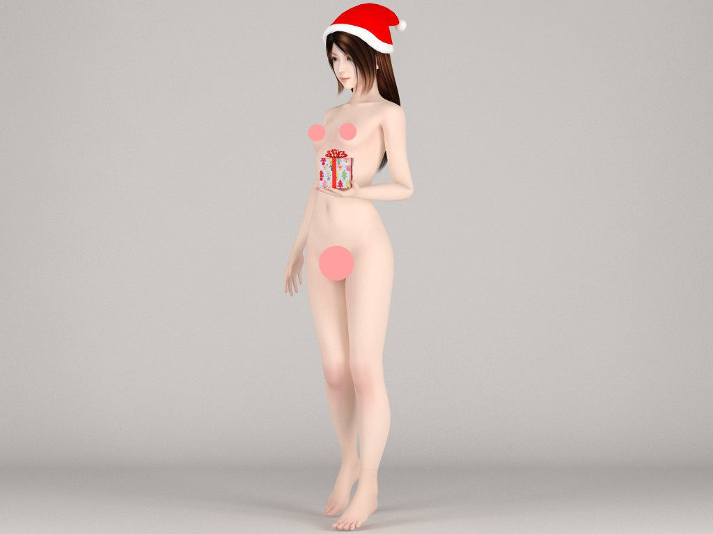 100 nude girls collection 3D model_17