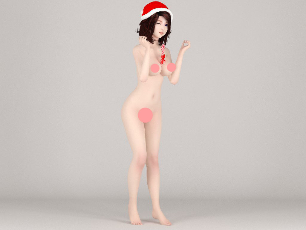 100 nude girls collection 3D model_63