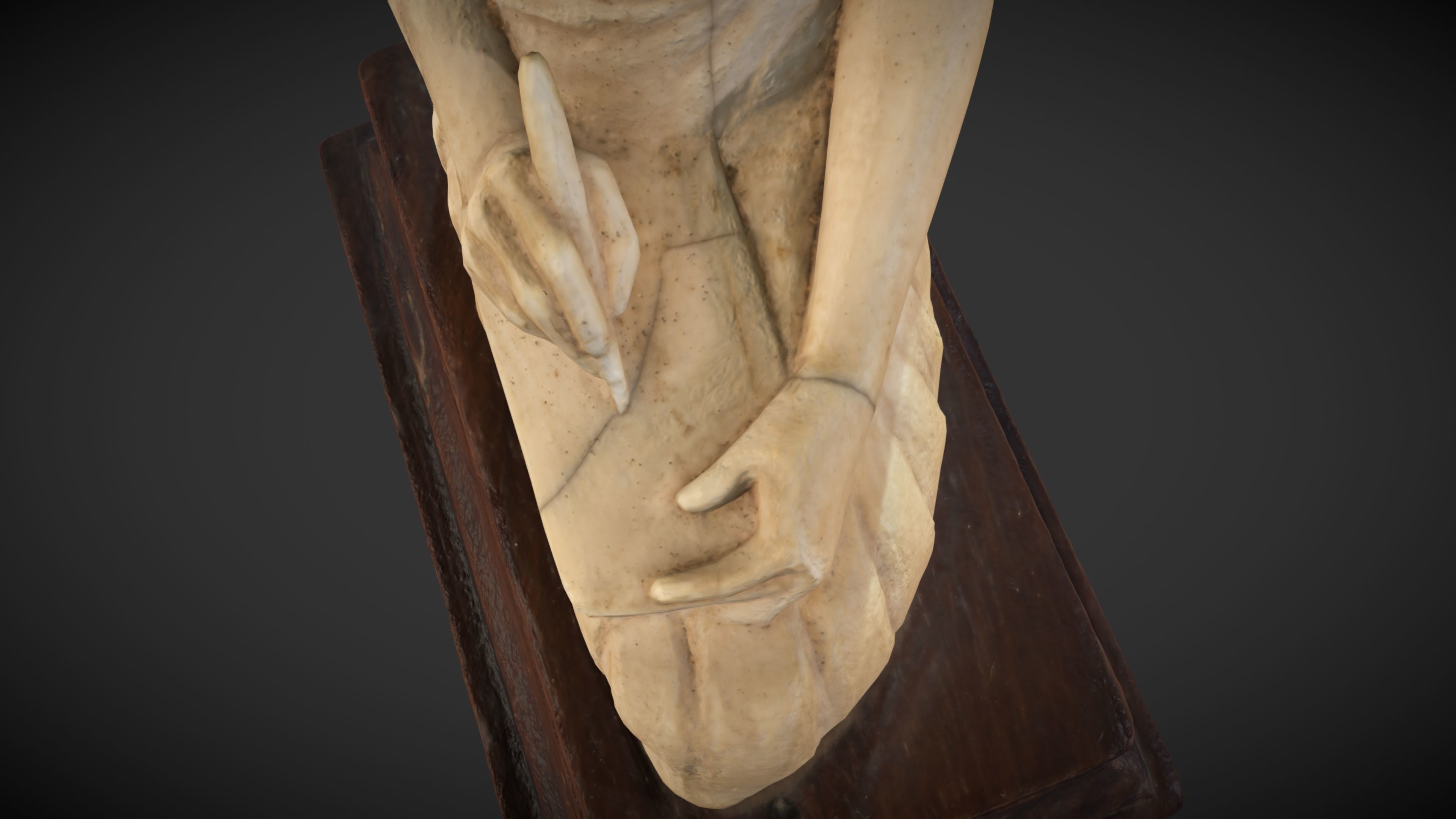 Ivory Gandhi v2 Low-poly 3D model_12