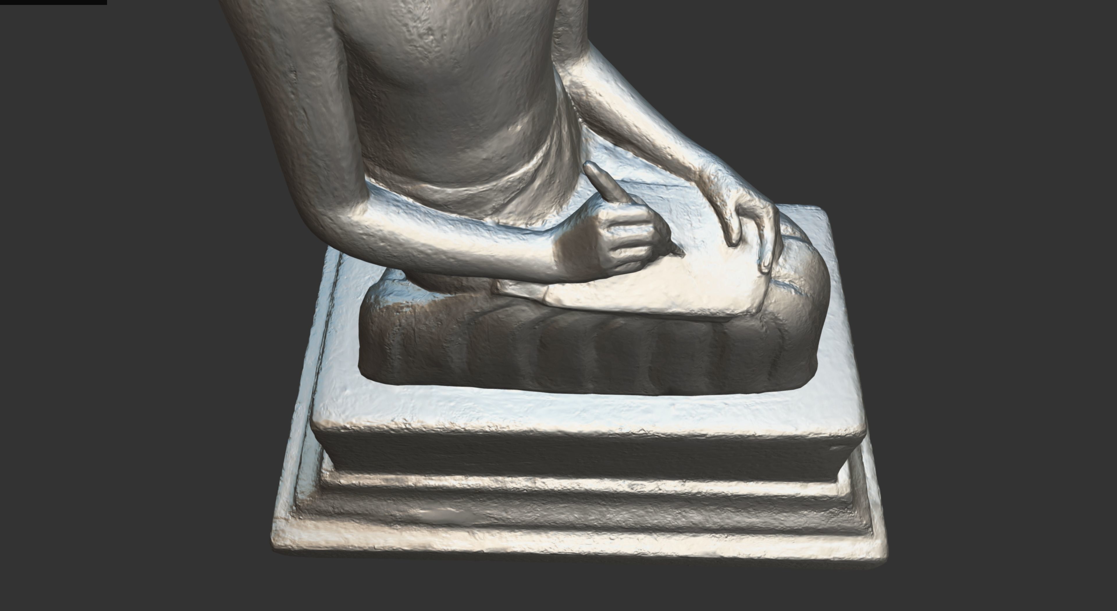 Ivory Gandhi v2 Low-poly 3D model_23