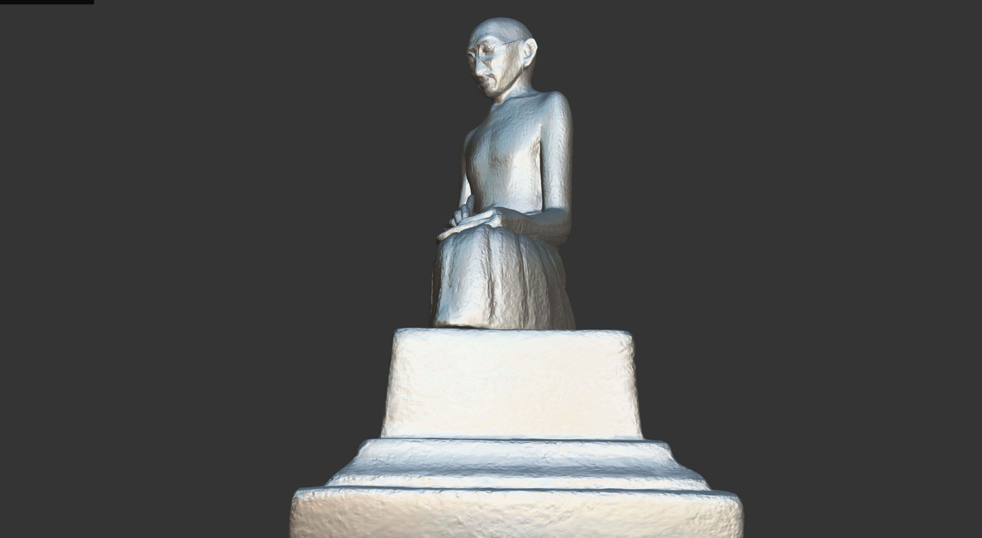 Ivory Gandhi v2 Low-poly 3D model_25