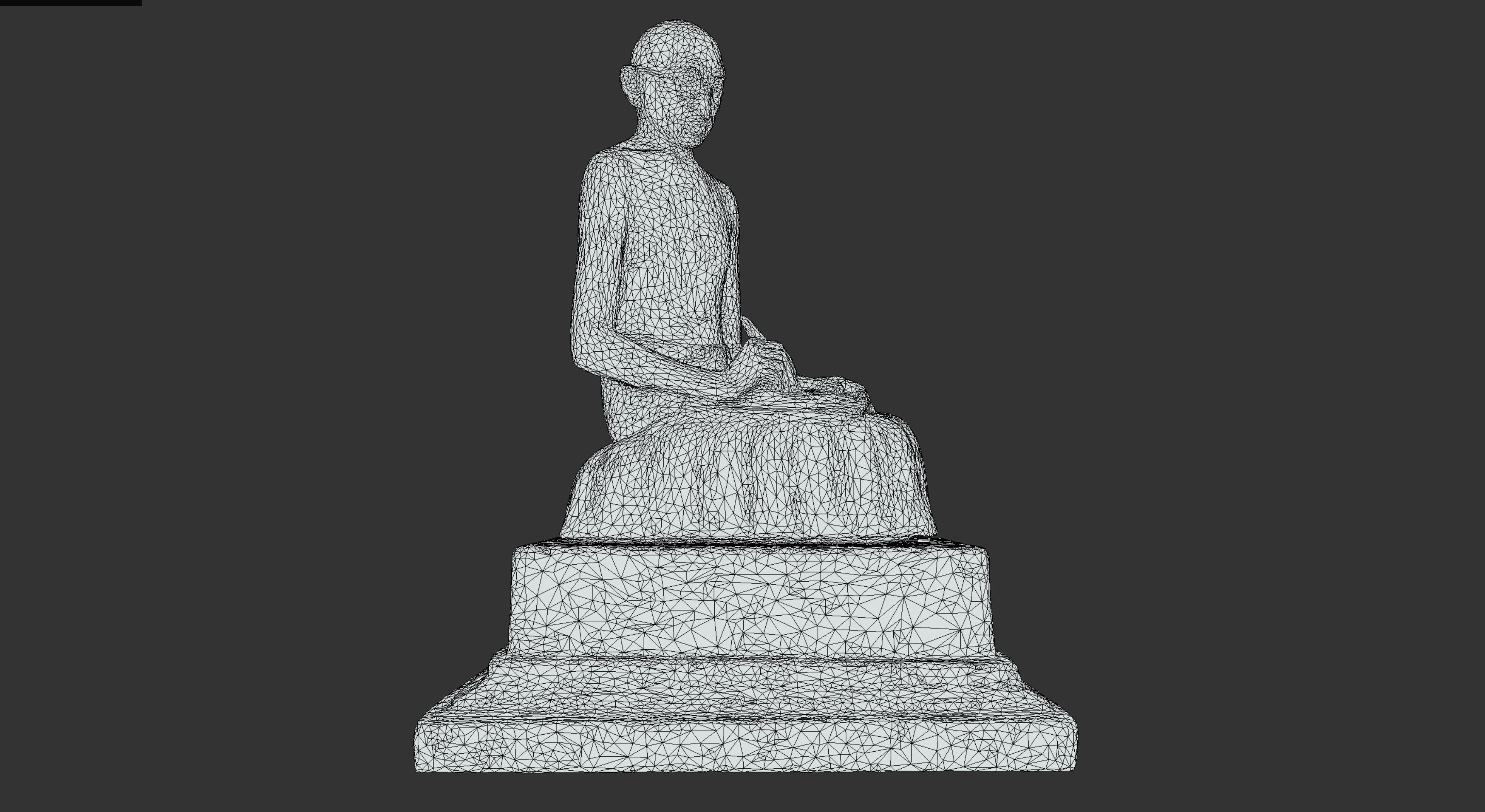 Ivory Gandhi v2 Low-poly 3D model_26