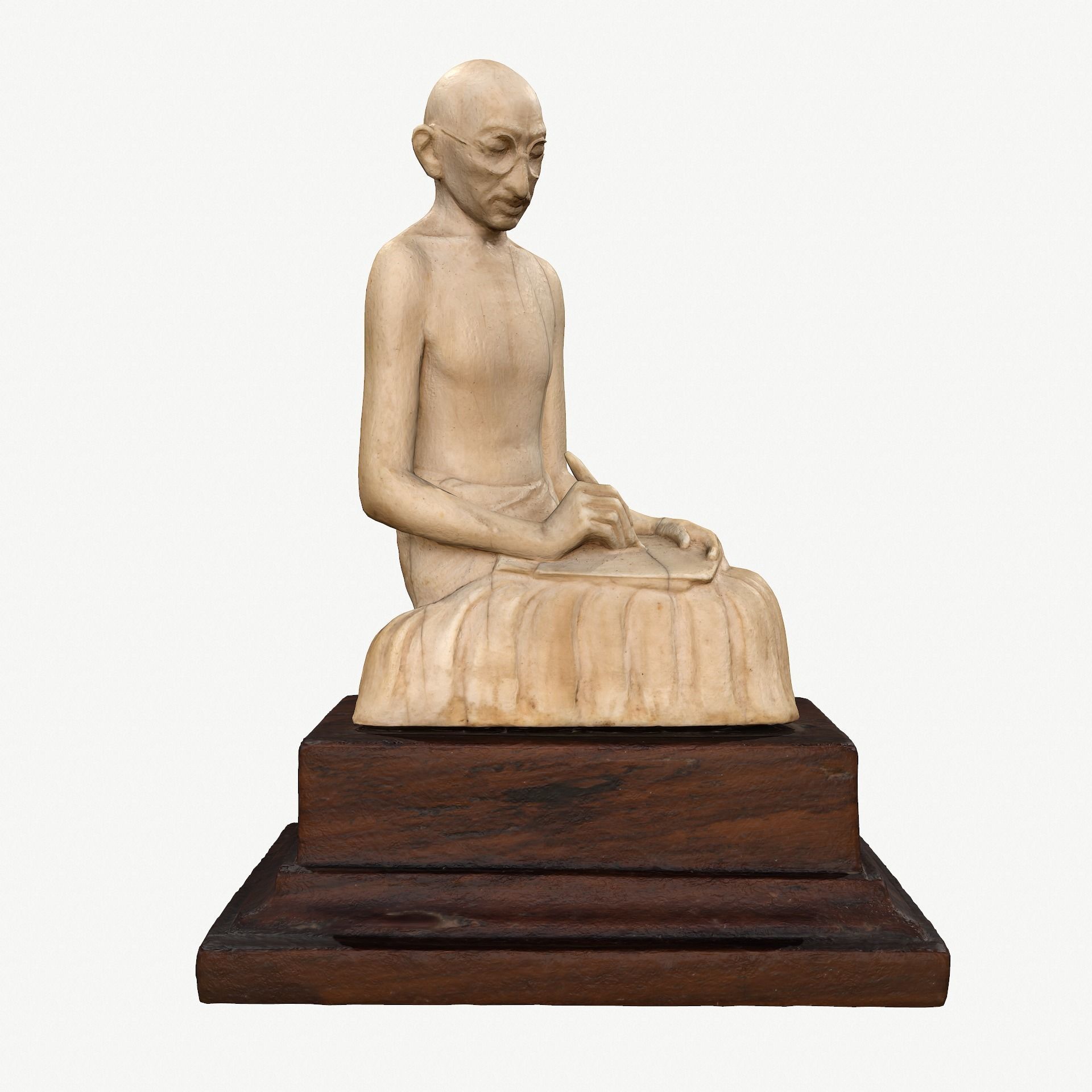 Ivory Gandhi v2 Low-poly 3D model_2