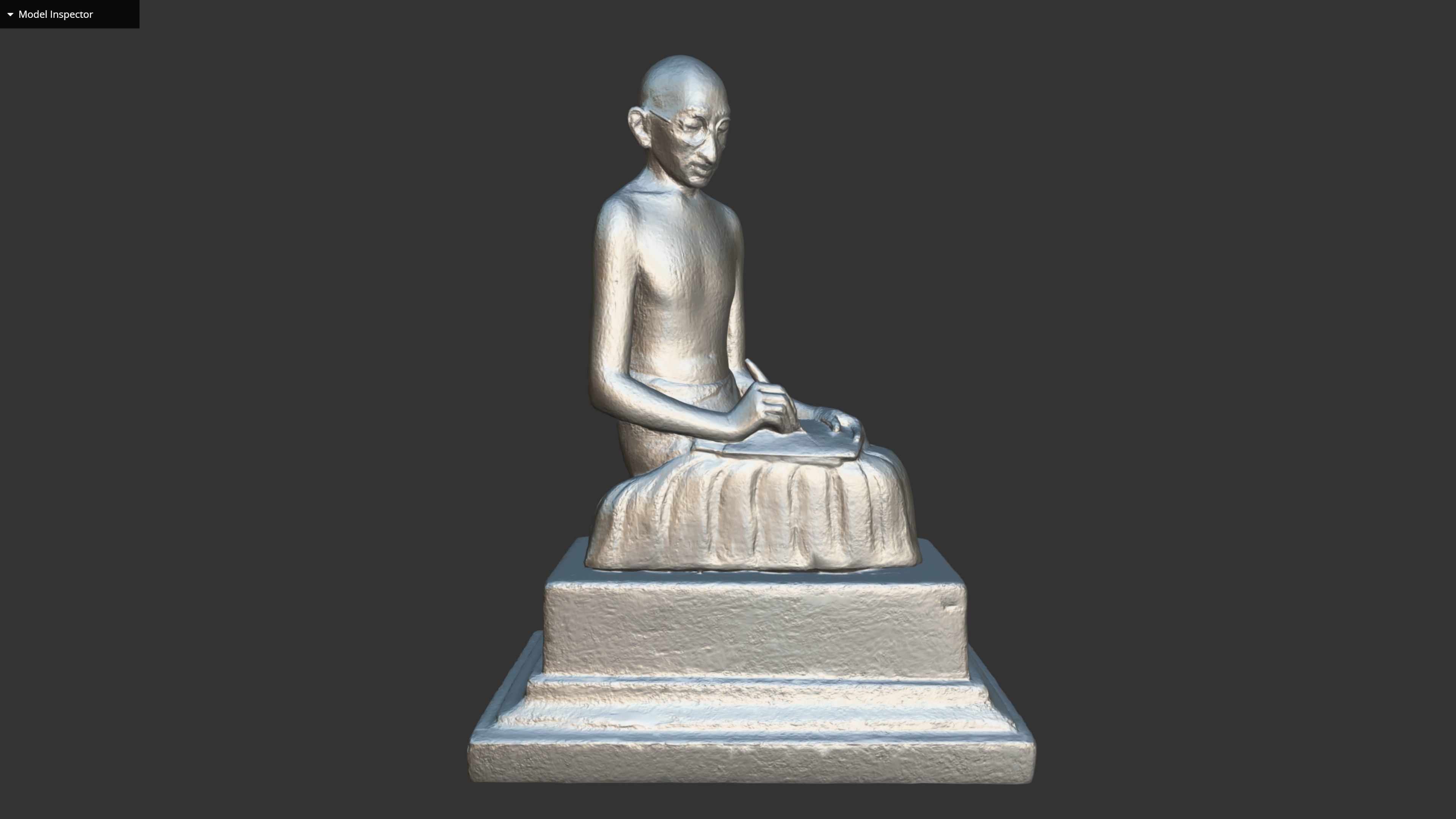 Ivory Gandhi v2 Low-poly 3D model_17