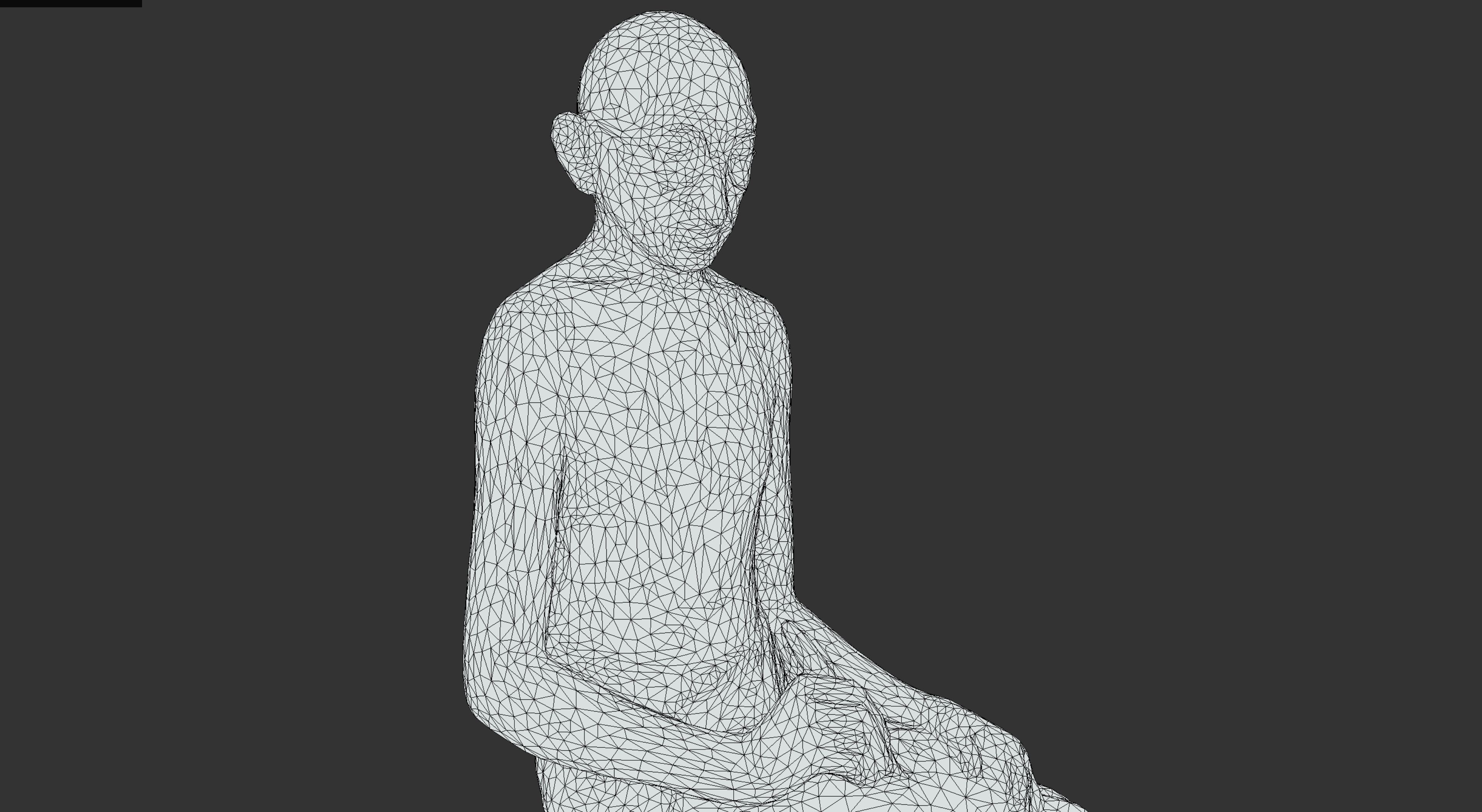 Ivory Gandhi v2 Low-poly 3D model_30