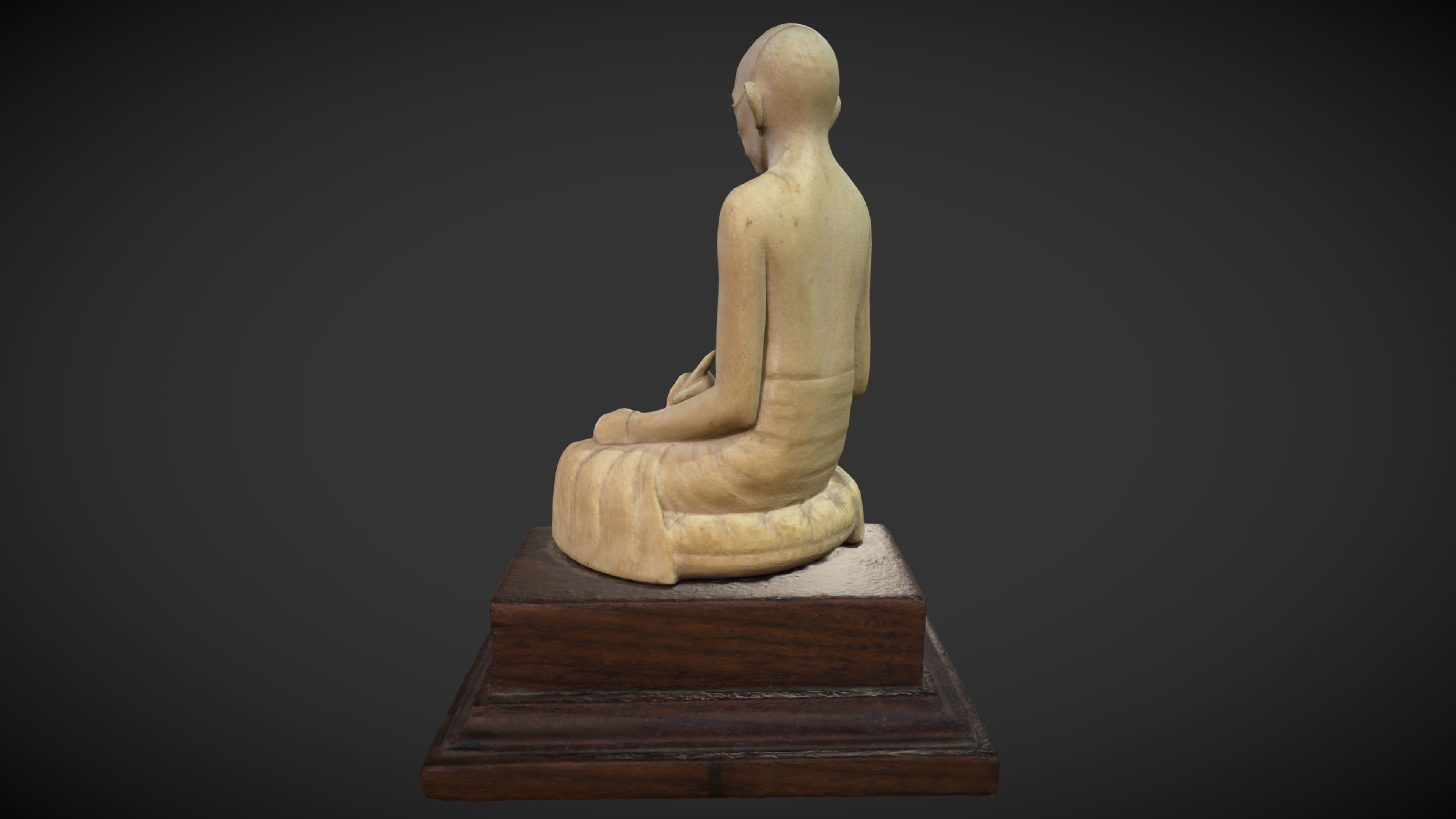 Ivory Gandhi v2 Low-poly 3D model_4