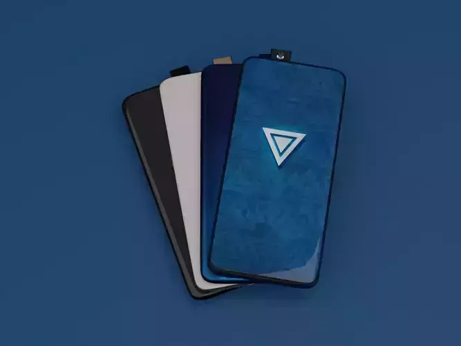 OnePlus 7 Pro In All Official Colors 3D model