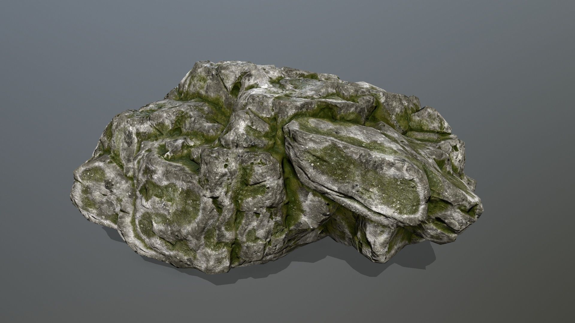 rocks set rock Low-poly 3D model_18