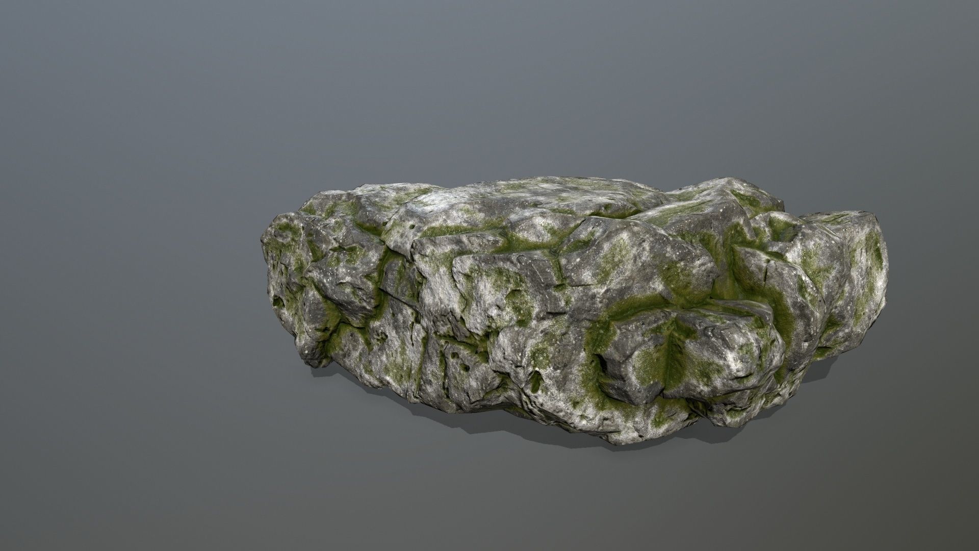 rocks set rock Low-poly 3D model_15