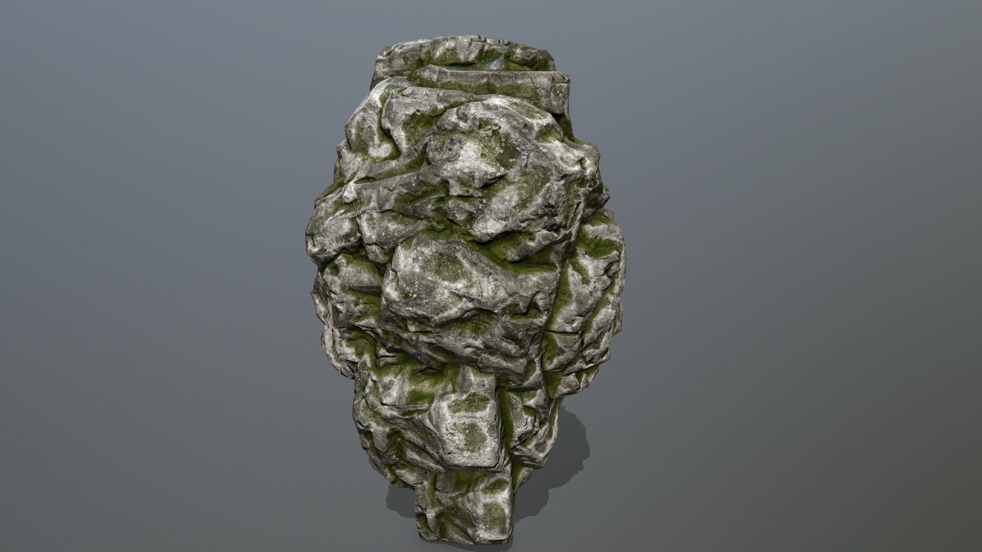 rocks set rock Low-poly 3D model_9