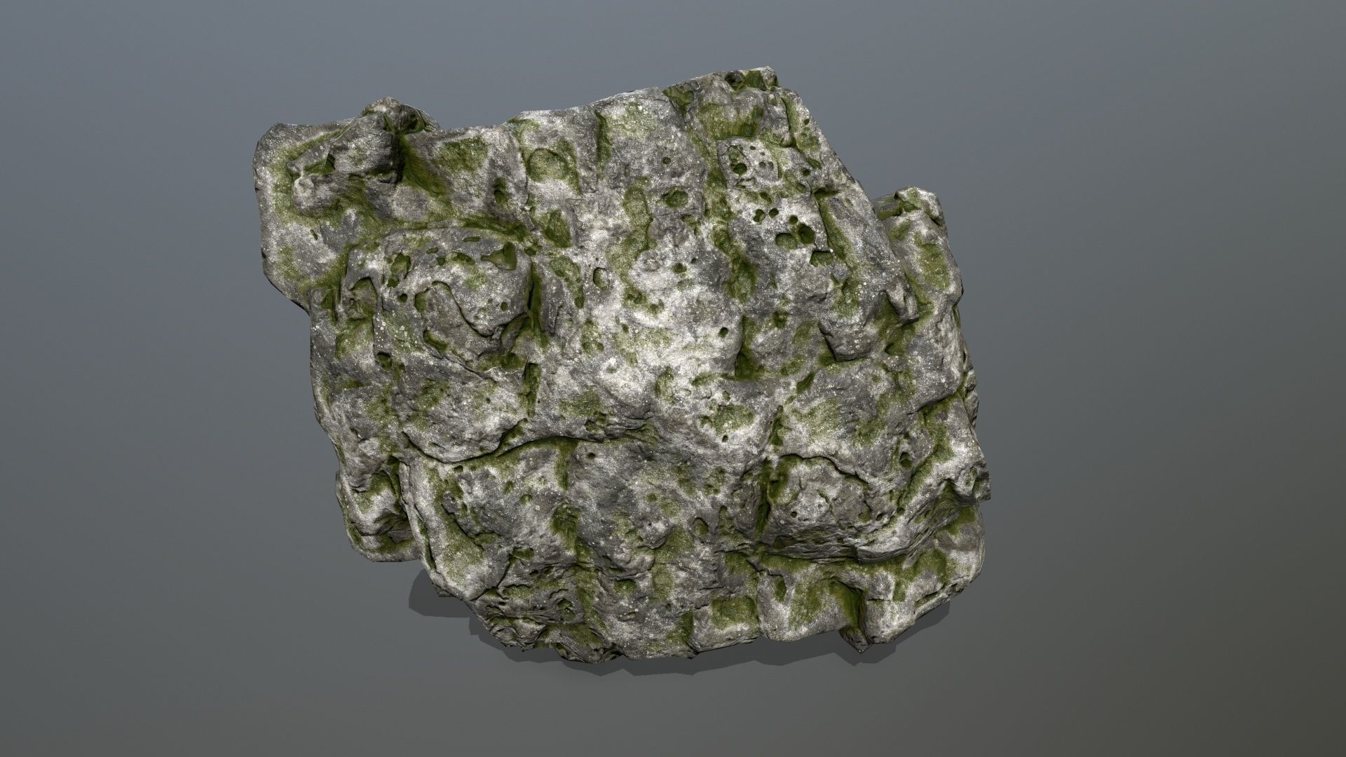 rocks set rock Low-poly 3D model_17