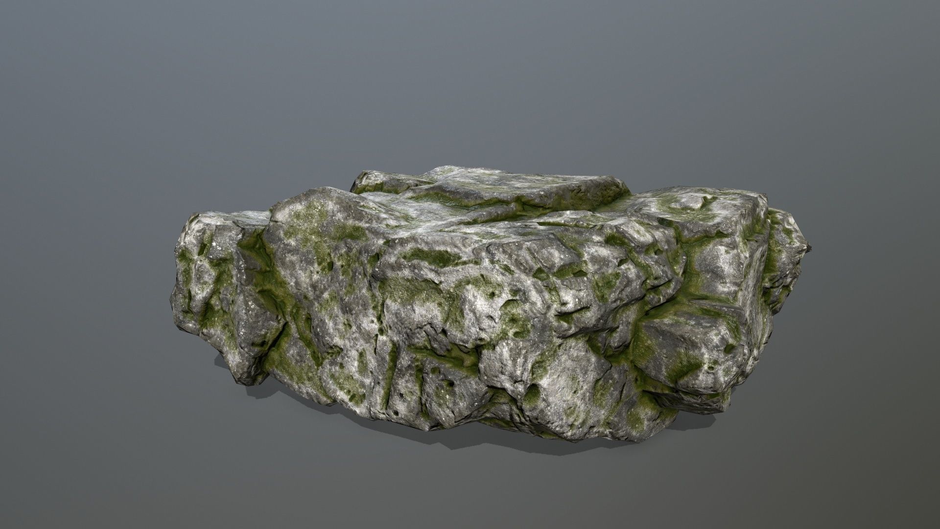 rocks set rock Low-poly 3D model_13