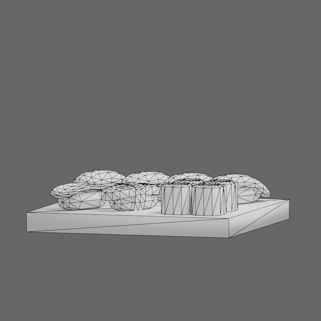 Sushi G08 Low-poly 3D model_6