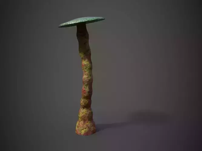 Alien Flora  Low-poly 3D model