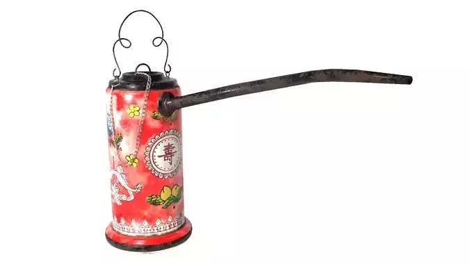 Porcelain Opium Pipe