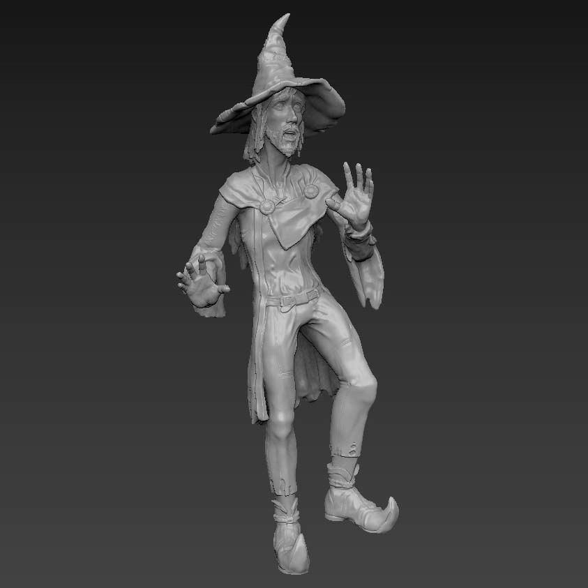 Rincewind  - Discworld - 3D print ready 3D print model_3