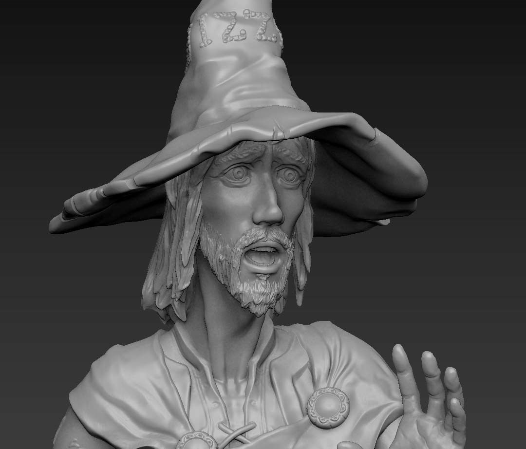 Rincewind  - Discworld - 3D print ready 3D print model_2