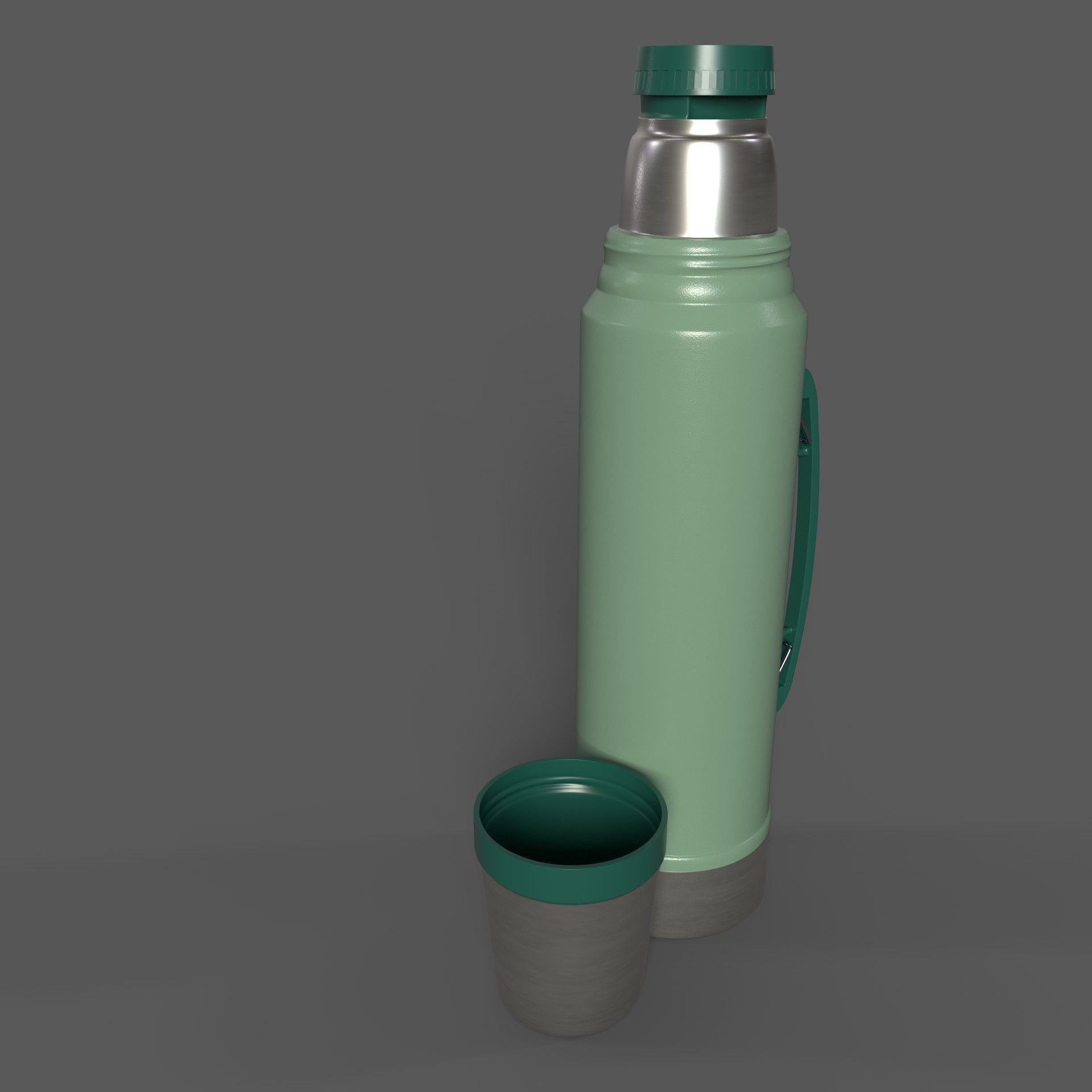 Thermo Bottle Free 3D model_1