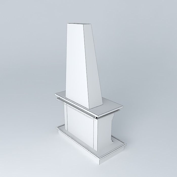 Classic fireplaces fireplace Free 3D model_4