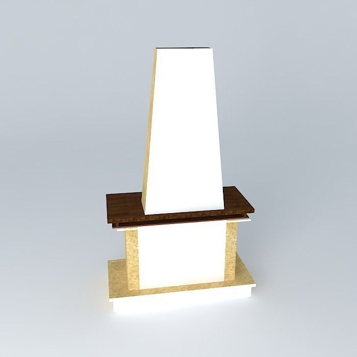 Classic fireplaces fireplace Free 3D model_2