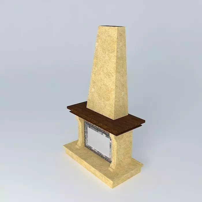 Classic fireplaces fireplace Free 3D model_0
