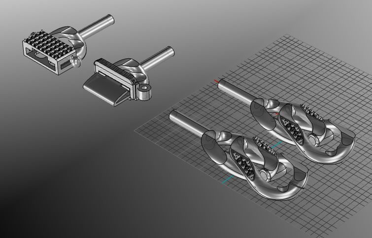 cuban chain diamond gold silver k001 new Stl 3D model_14