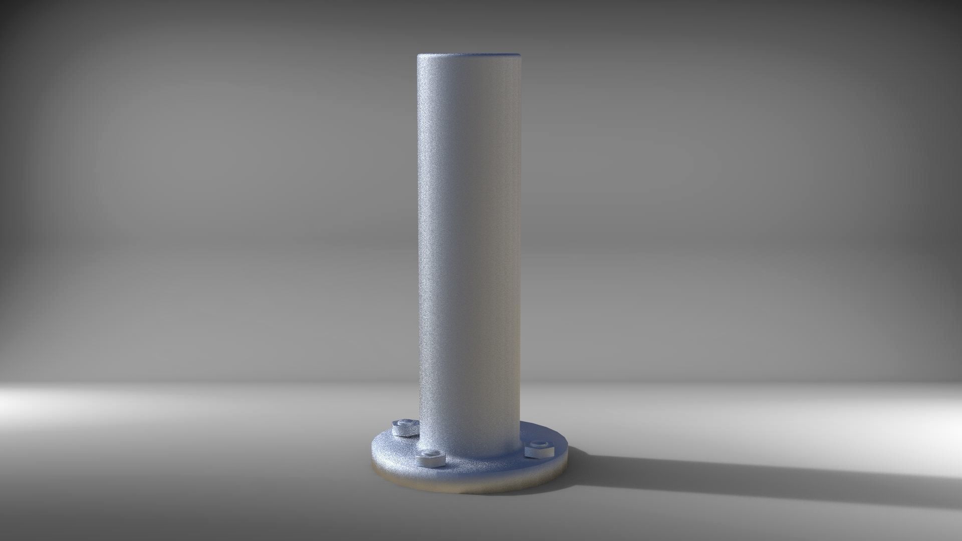 Traffic Metal Obstacle Game Ready Low-poly 3D model_1