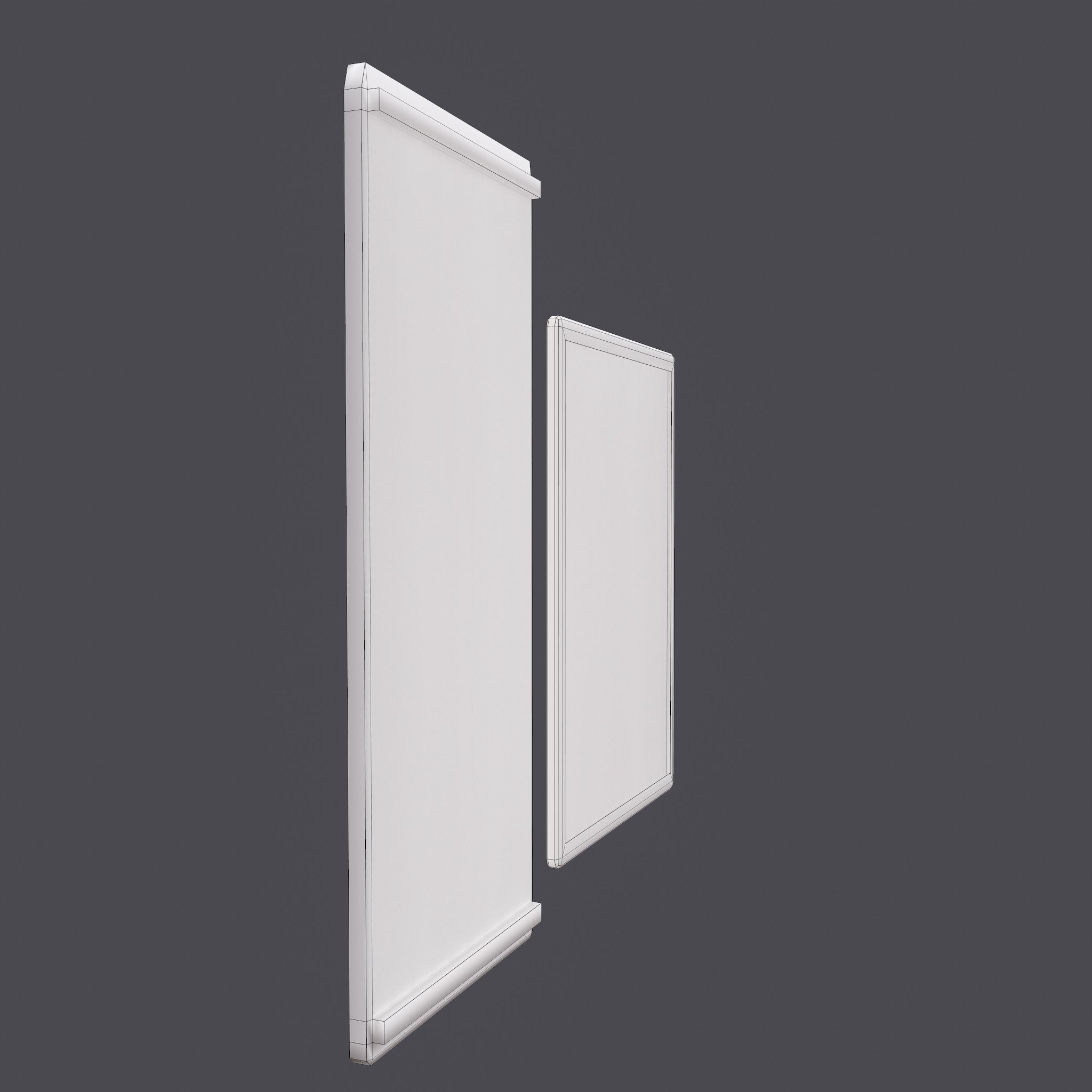 Sci-Fi Neon Door and Sign Free low-poly 3D model_17