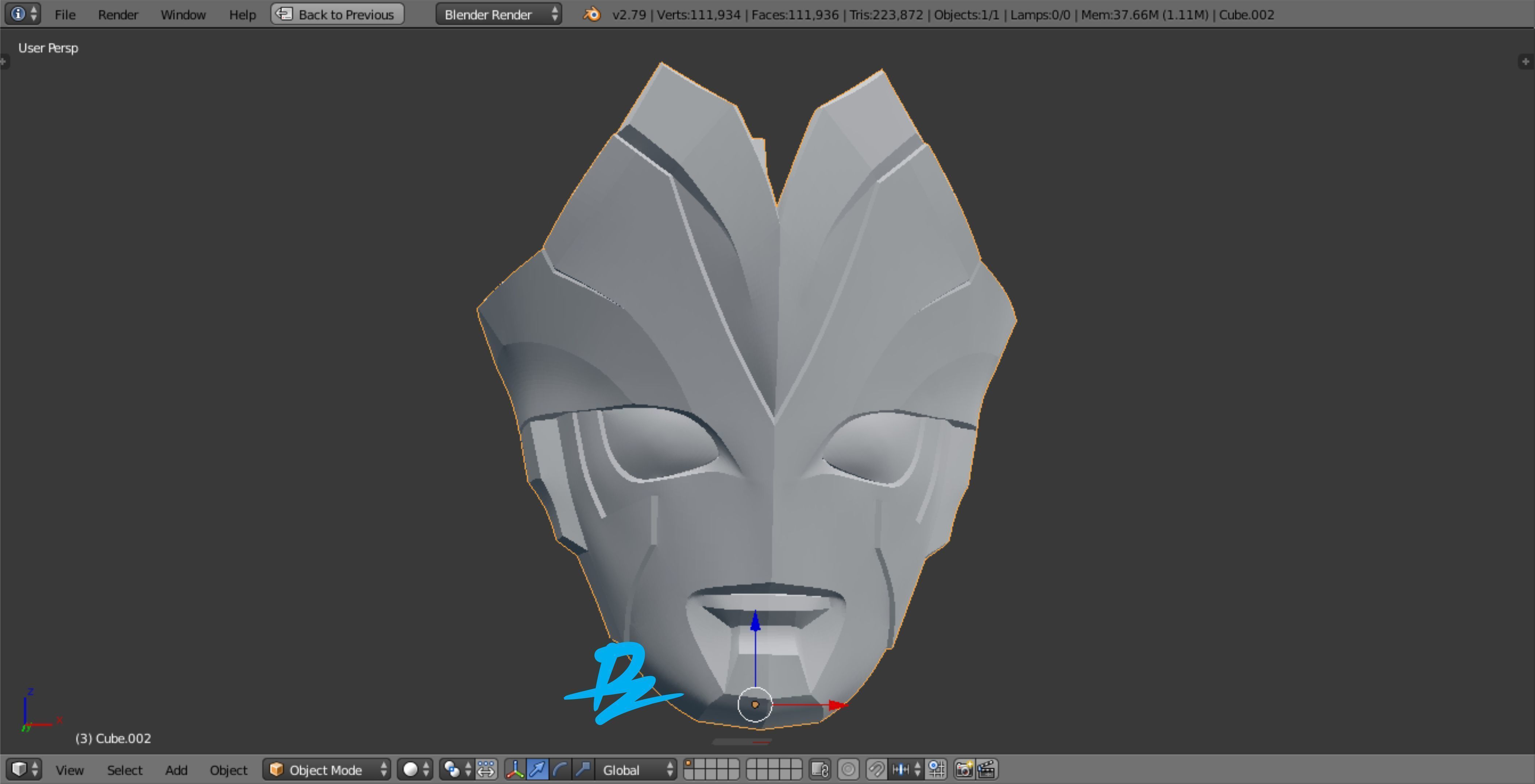 Mask Ultraman Victory 3D print model_1