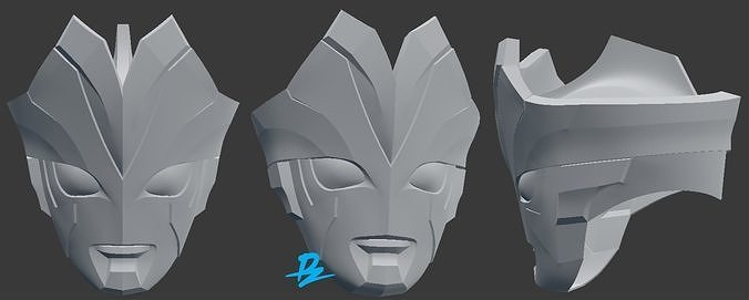 Mask Ultraman Victory 3D print model