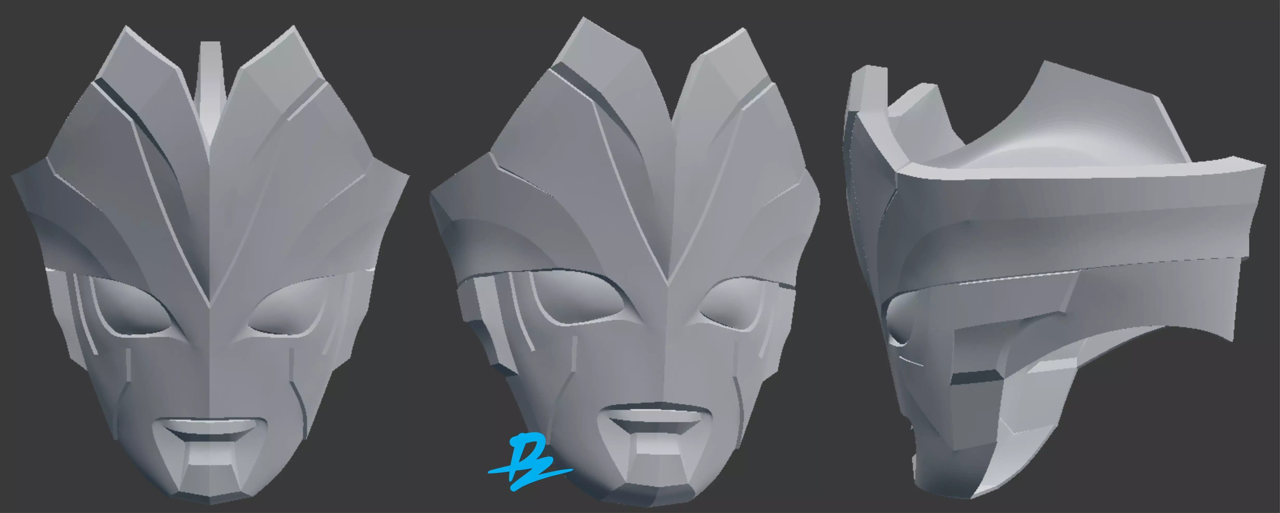 Mask Ultraman Victory 3D print model_0