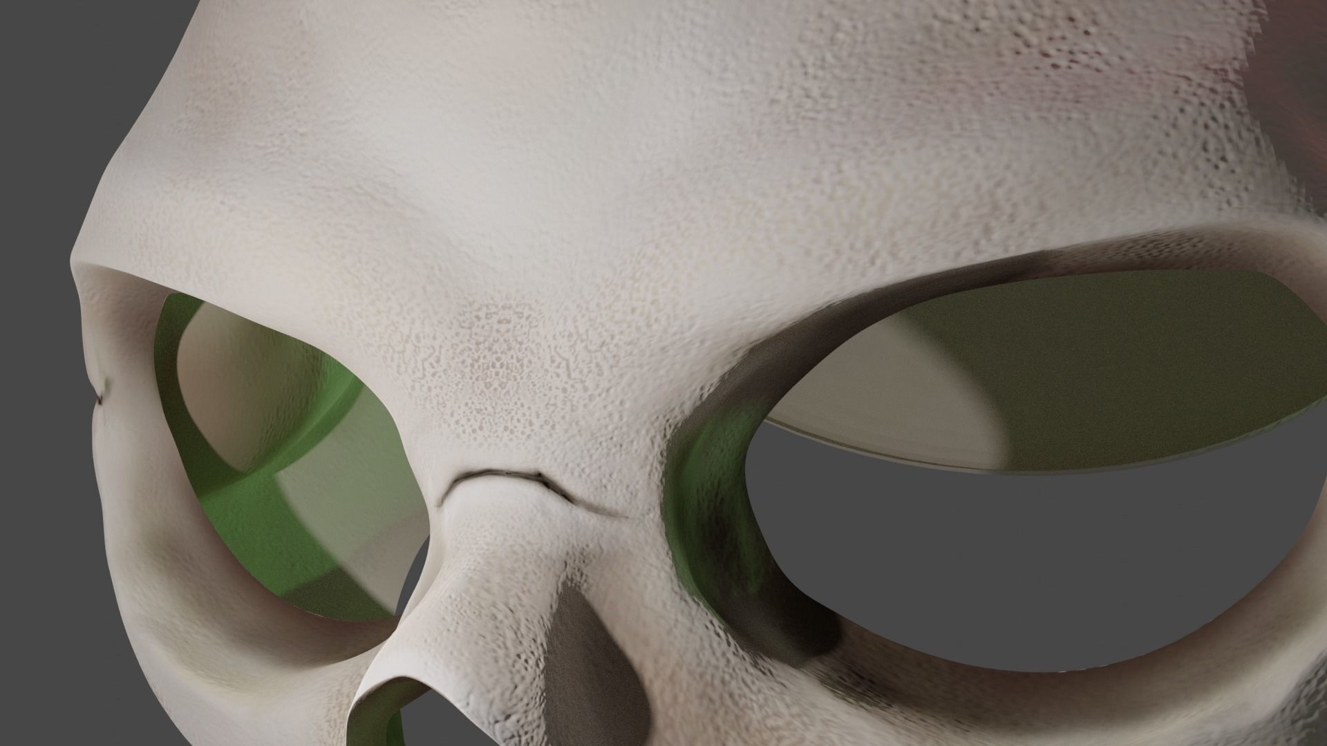 Skull Mask Evil 3D model_4