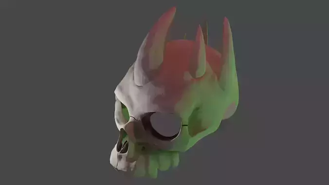 Skull Mask Evil 3D model