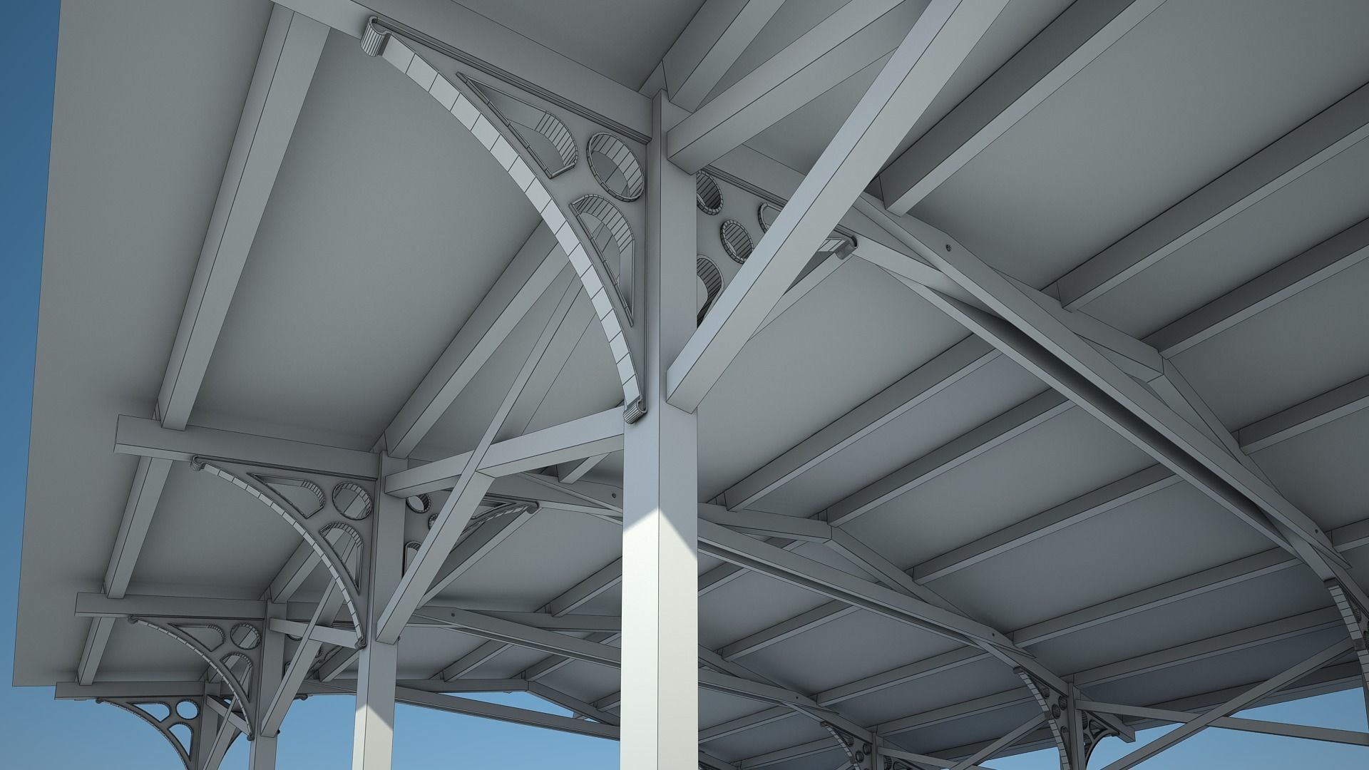 Old Shelter 3D model_9