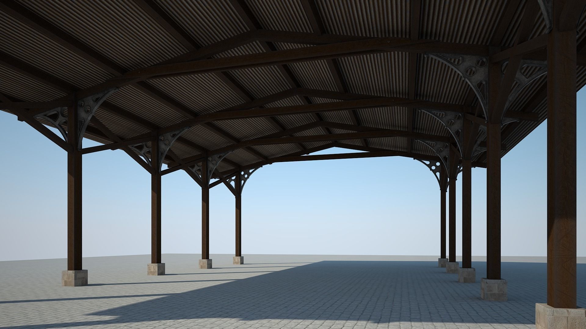 Old Shelter 3D model_6