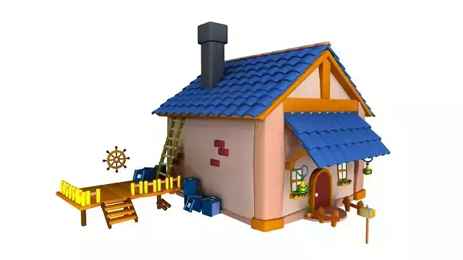 Asset - Cartoons - Background - House