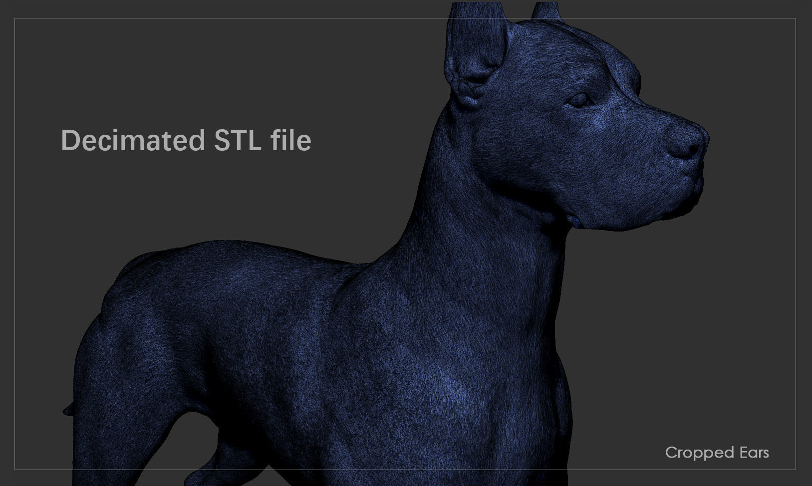 Great Dane High-Poly 3D print model_8