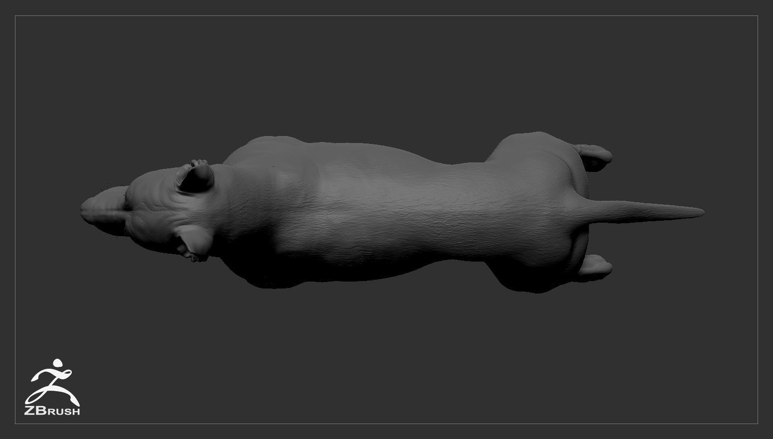 Great Dane High-Poly 3D print model_4