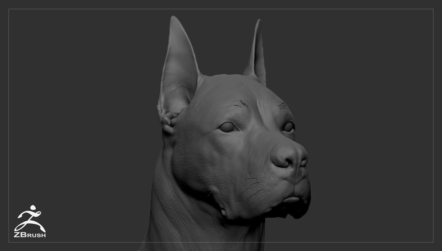 Great Dane High-Poly 3D print model_6