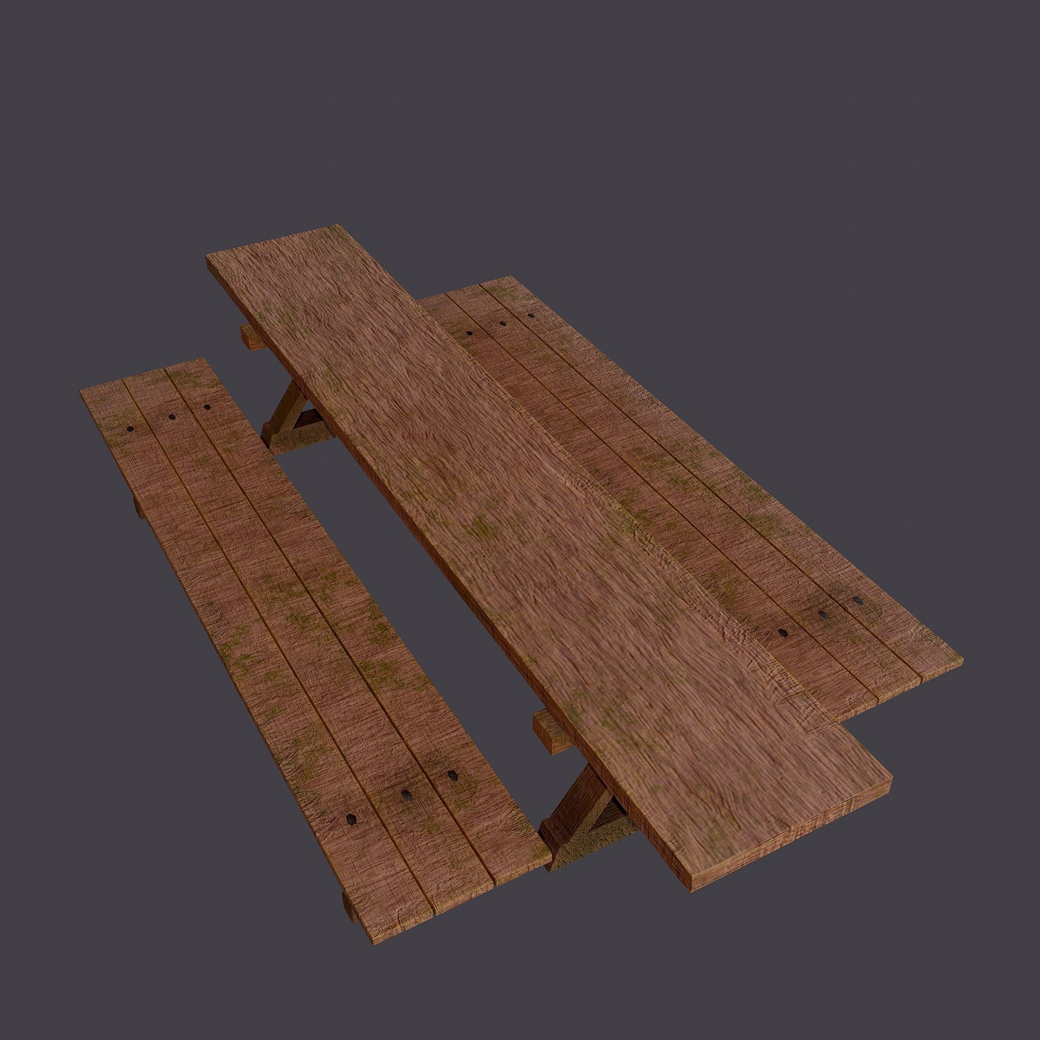 Tables and Benches Package 3D Model Collection_11