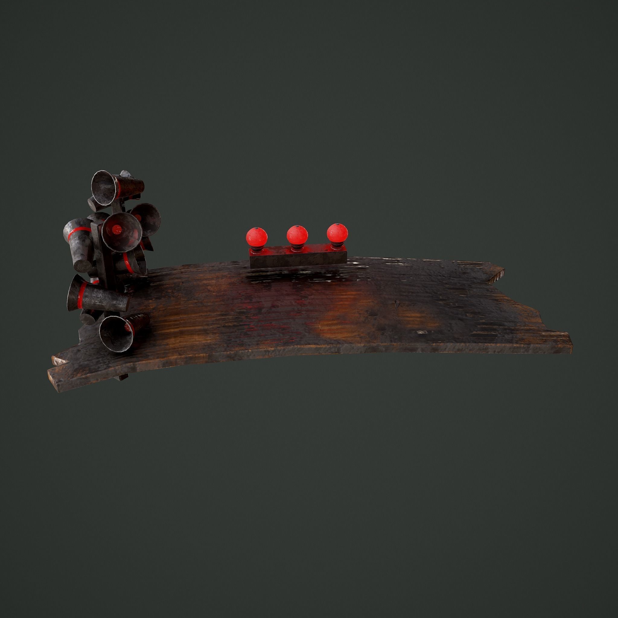 Megafons Board  Free 3D model_3