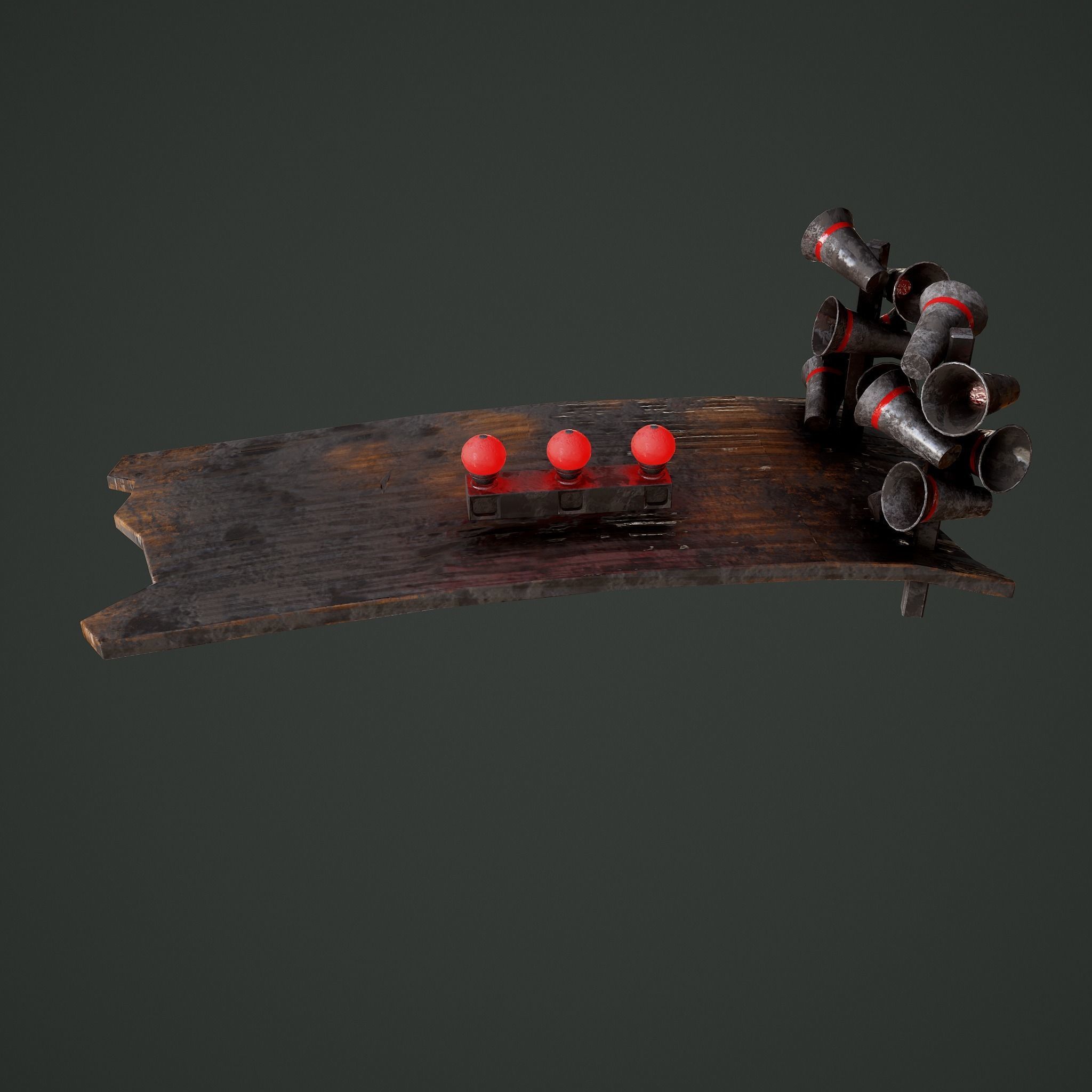 Megafons Board  Free 3D model_8