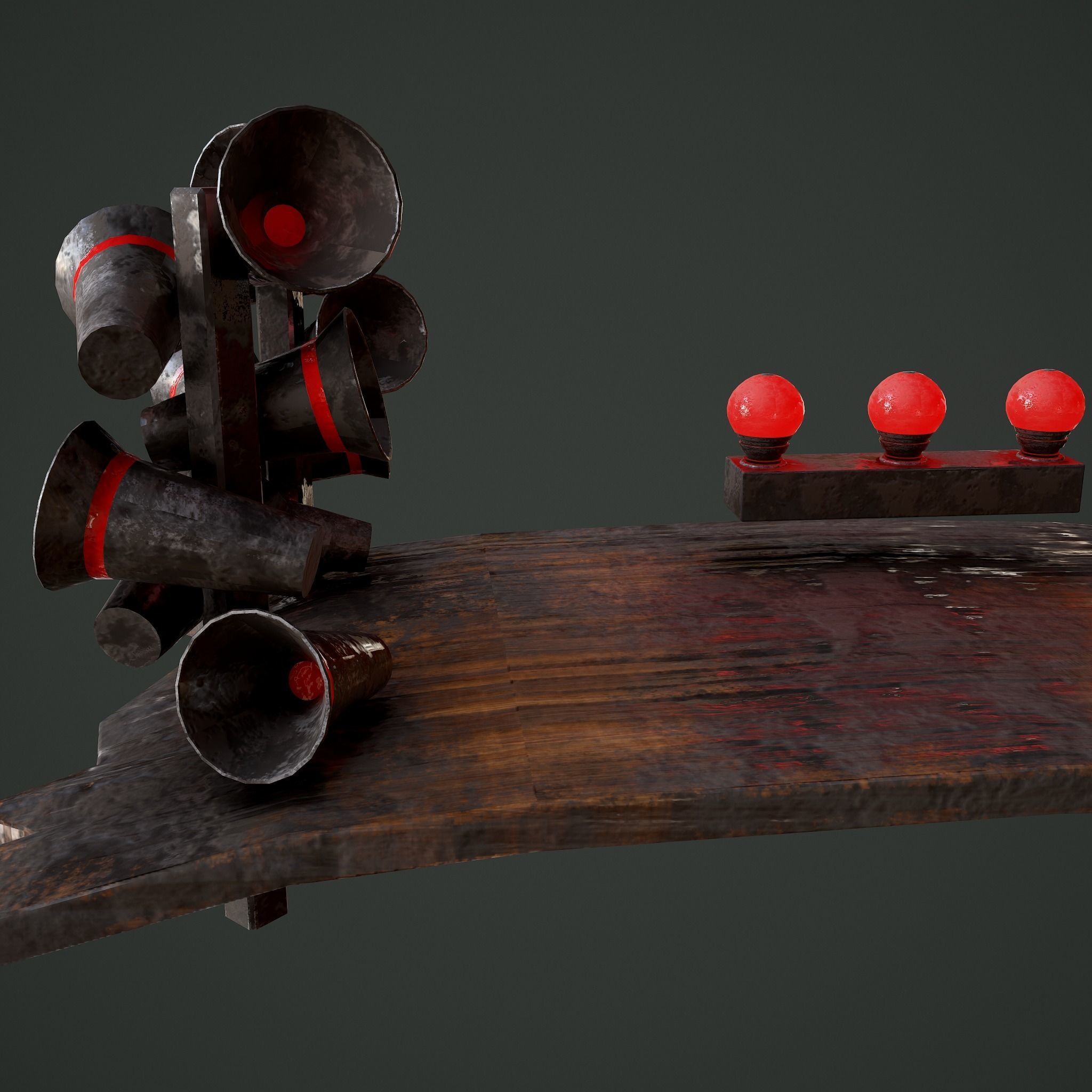 Megafons Board  Free 3D model_14