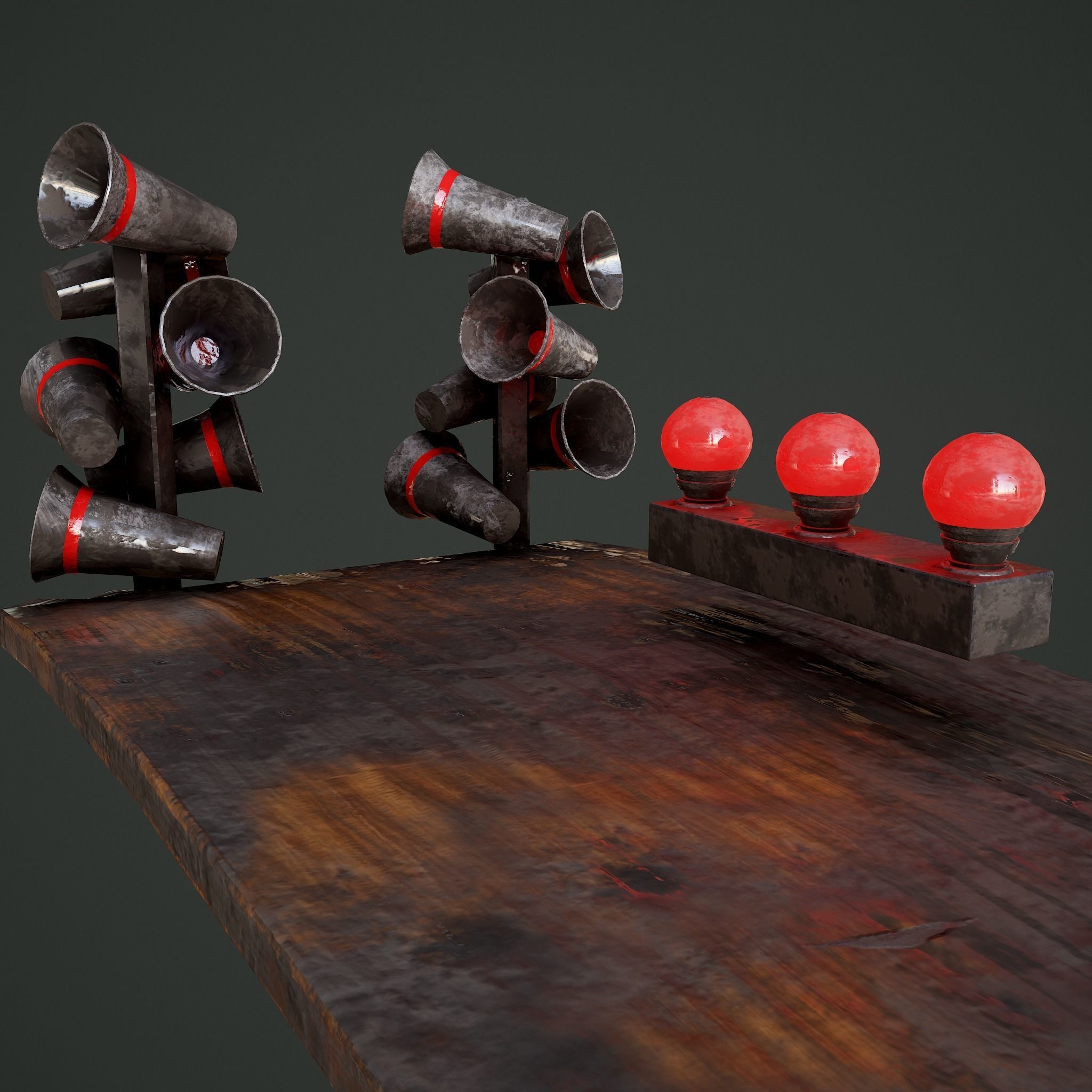 Megafons Board  Free 3D model_16