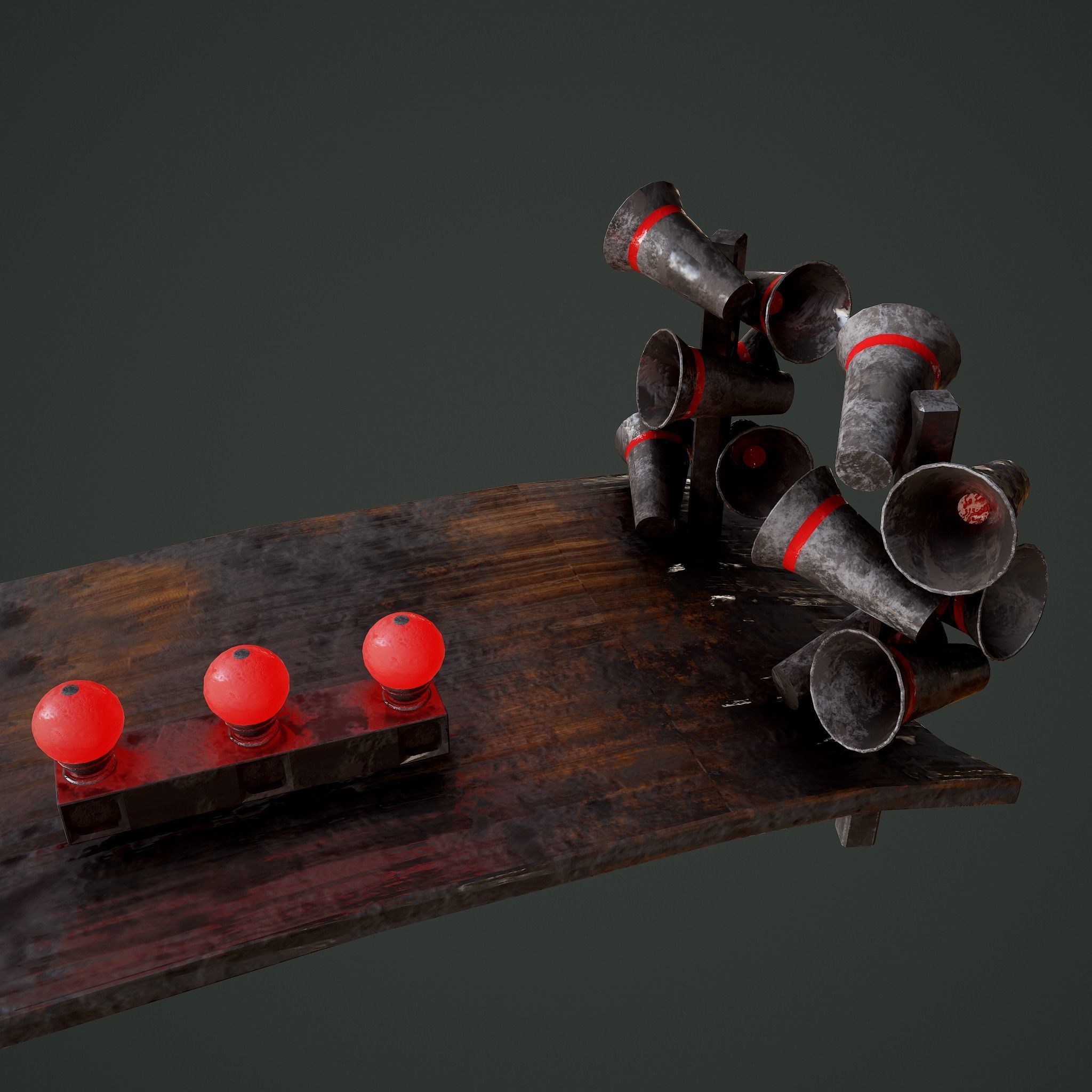 Megafons Board  Free 3D model_18