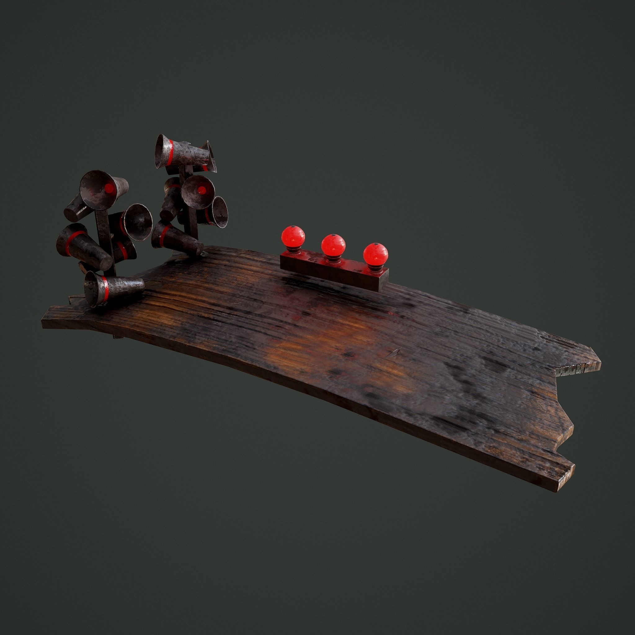 Megafons Board  Free 3D model_2