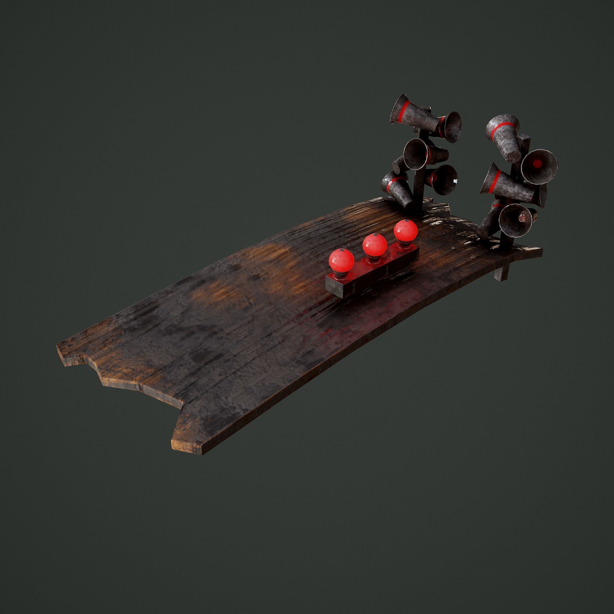 Megafons Board  Free 3D model_9