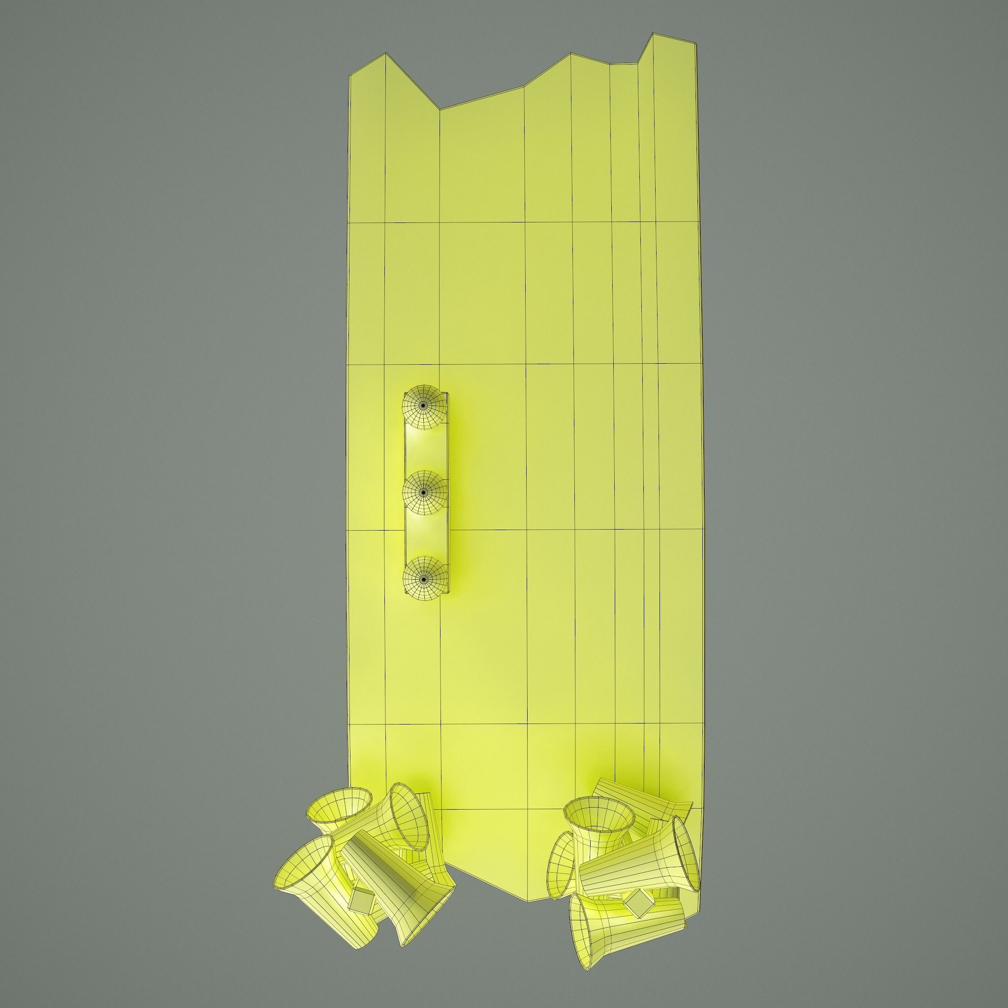 Megafons Board  Free 3D model_28