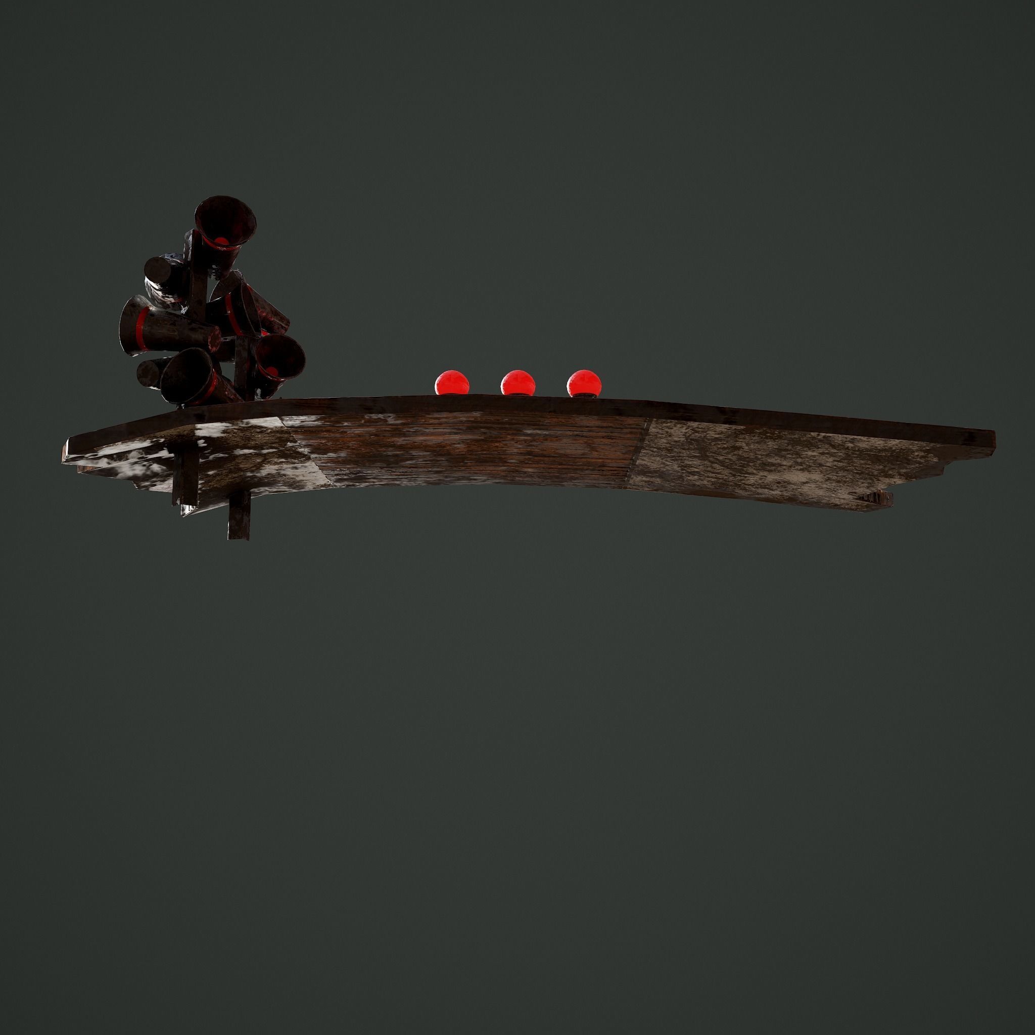 Megafons Board  Free 3D model_12